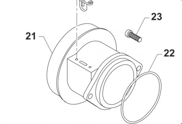 Ansaugtrichter  D47 L80, # F08058 ;