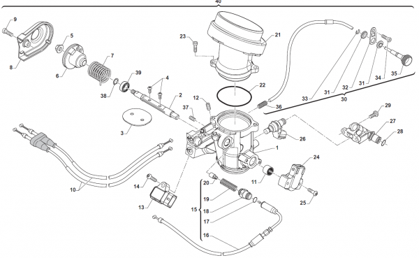 Einspritzdüse 250 bis 530 Fi , Keihin,  # F08322`