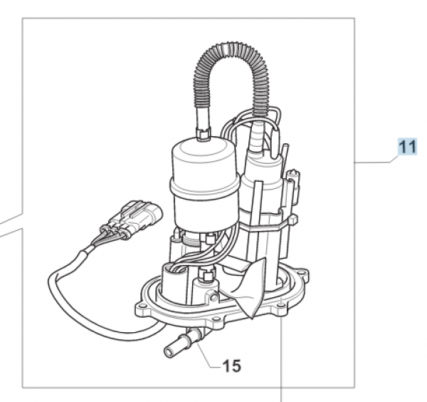 Benzinpumpe 3.5 Bar S/TERM. # F08348`