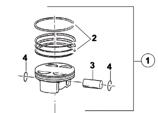 Kolbenkit  450Fi 94.95 SMX 13 , # F10830.95`