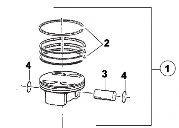 Kolbenkit  450Fi 94.95 SMX 13 , # F10830.95.