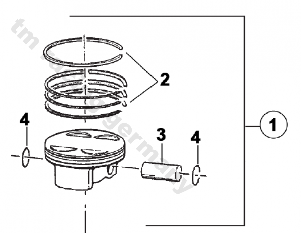 Kolbenkit 450Fi 94.96 SMX13 CPL, # F10830.96`