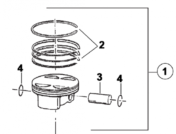 Kolbenkit 450Fi 94.94 2015 CPL V , # F10849.94.