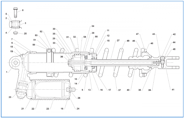 Dichtkopf TM Racing Stoßdämpfer nudo , #F72383