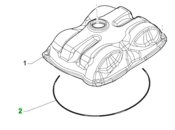 O-Ring 155 x 2. # F12364`