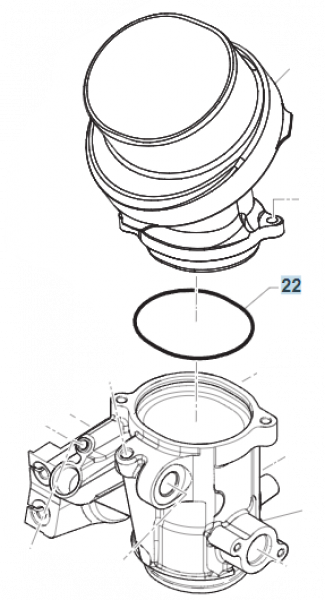 O-RING 0510-20 51.0X2.0 FKM. # F12382`