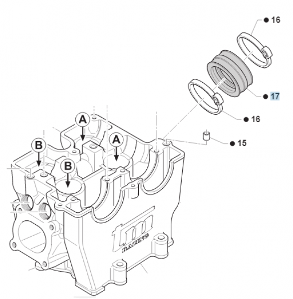 Ansaugstutzen Verbindungsgummi 4T. # F13255´