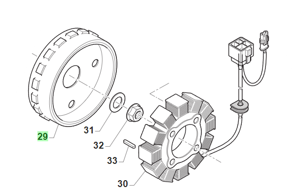 ROTOR KOKUSAN YF9019, # F15549`
