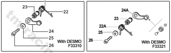 Feder Schaltwalzenarretierung  links F.2 4T, # F16402`