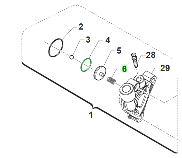 Druckfeder K=12/13N/m, F16444.4`