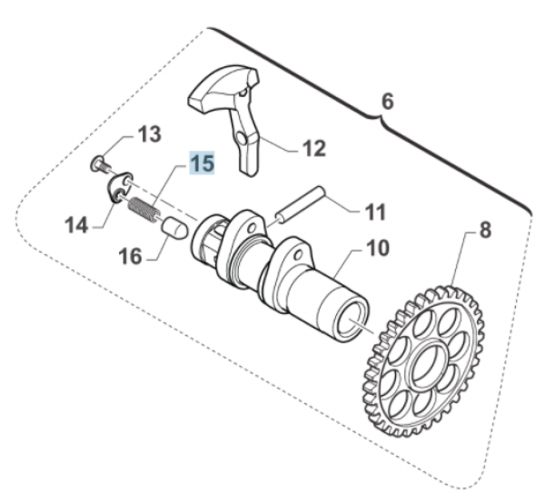 Feder Dekosystem D.0,3 250 4T. # F16479`
