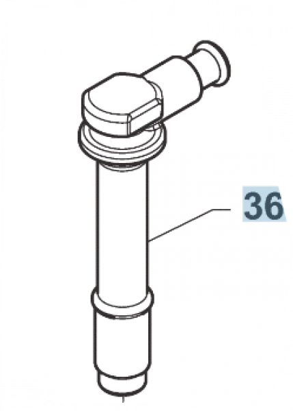 Zündkerzenstecker 250/300 4T Twin ab 2018, # F21436`