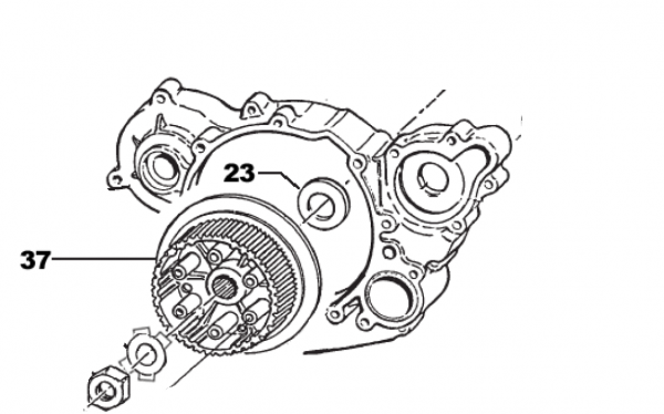 Kupplungsnabe 4T 450/530, # F25255.