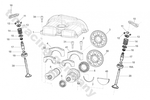 Federteller oben für Ventilfeder F16415,  # F26482.
