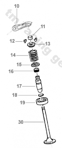 Federteller oben für Titan-Feder F16450 , # F26487.