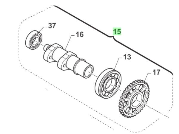 Nockenwelle Einlass FA10 450 MX FF. # F28875`