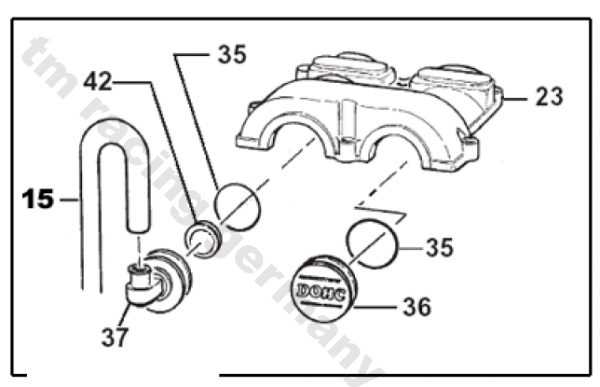 Deckel Entlüftung Ventildeckel für Zentrifuge , #F30868