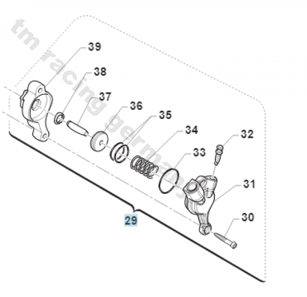 Kupplungsnehmer 4T 250N, # F30917, ersetzt durch # F30005,