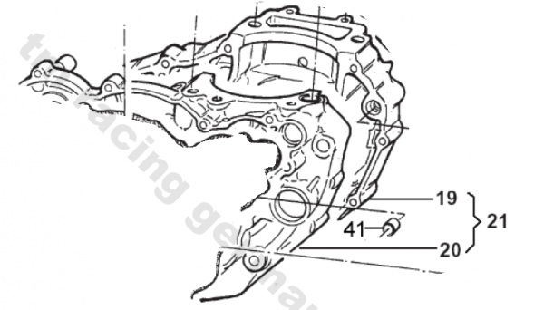 Motorgehäuse  450Fi KS 11/14, #F30953