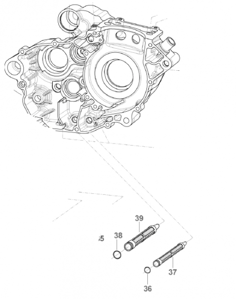 Ölfilter Ölpumpe 250Fi. # F32555`