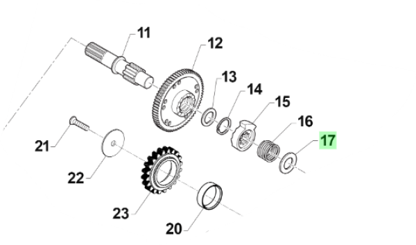 Scheibe 14x30x0,5. # F48354`