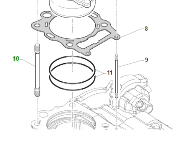 Stehbolzen M10X1,25 L=142,5. # F49045`