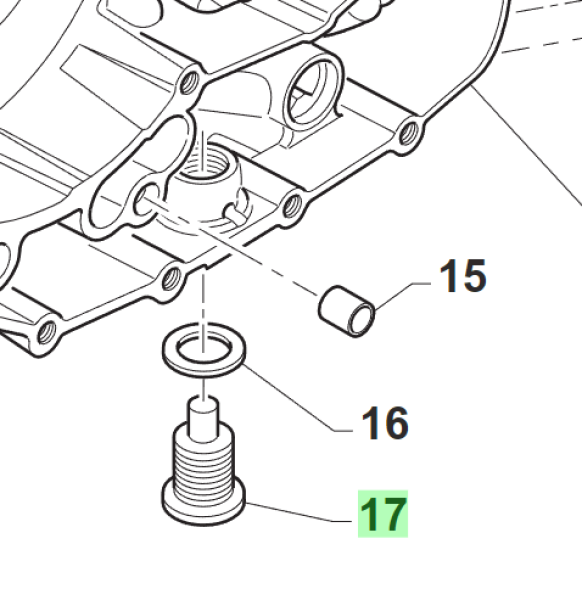 Ölablaßschraube. # F49905`