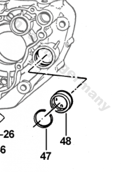 Seegerring für Ölschauglas, # F49923,