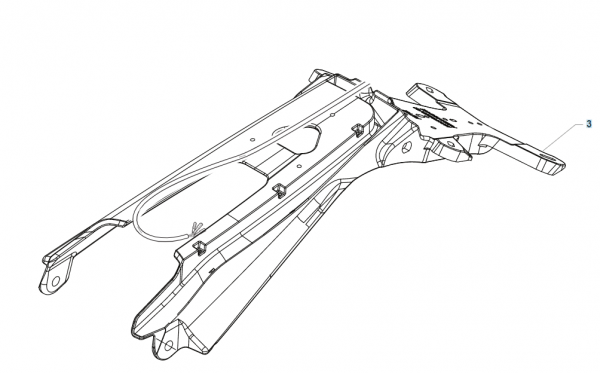 Kennzeichenträger Racing mod 22 ( ohne Rücklicht) # F67182´