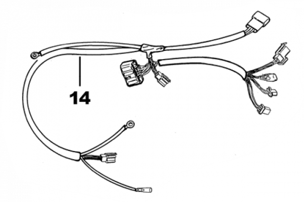 Kabelbaum ACC.4T ES M08 T.AL. # F68143`