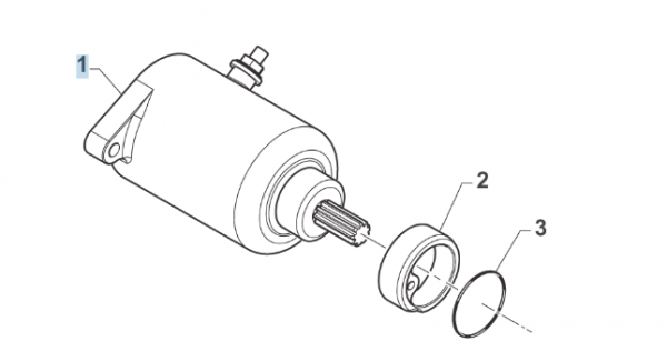 Anlasser, Starter 250/300 4T F und Fi, # F68145`