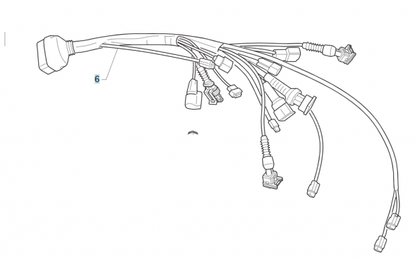 Kabelbaum 4T Fi 450 EN/SMR mit Keihin Einspritzduese ,MY 2020, # F68316.20,