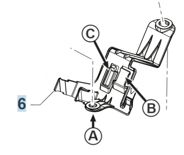 Batteriehalter 4T MY 22, # F68326,