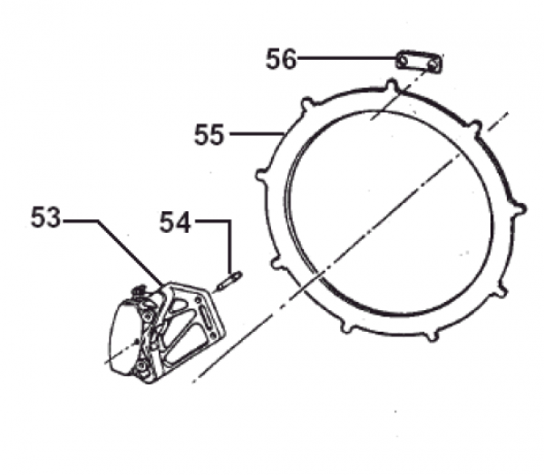 Bremssattel vorne SMM, für 420 mm Scheibe, # F69506