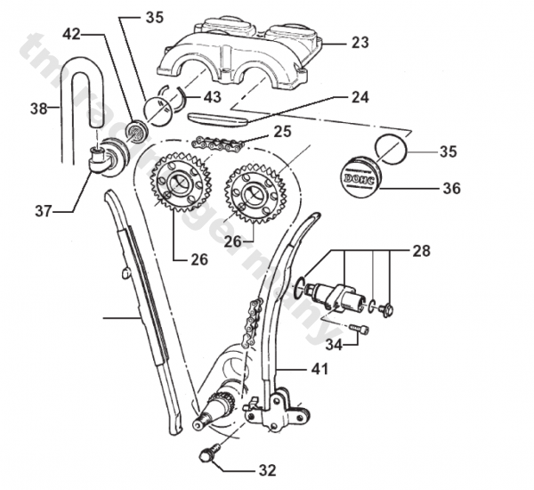 Steuerkette P118(250 F), # F70319