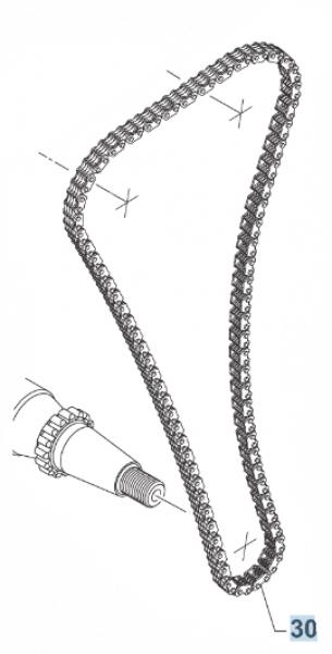 Steuerkette 2006 larga , # F70337, ersetzt durch # F70356.