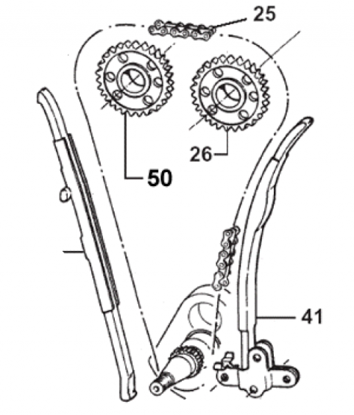 Steuerkette P118, #F70344