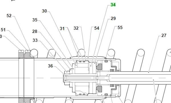 Shims Paket Druckstufe 4T. # F72407`