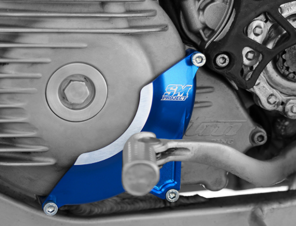Zündungsdeckel-Schutz TM Racing 250-300 2takt – blau, # SM_056.