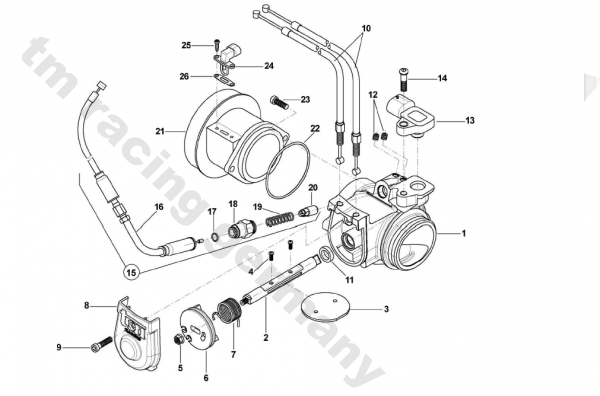 Kolben Choke/Hotstart Fi, # F08089