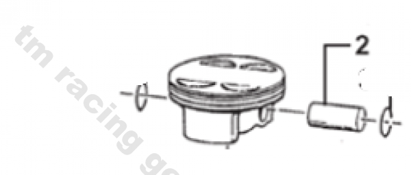 Kolbenbolzen 19X11.5X40 DLC beschichtet, # F09393