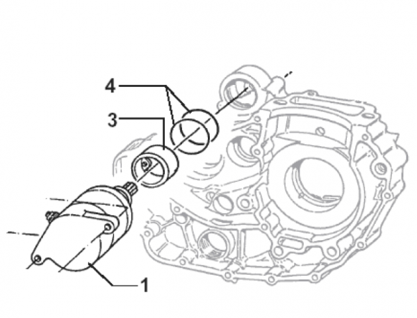 O RING Anlasser, #F12309