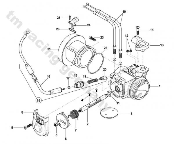 Feder choke/hotstart Fi , # F16451