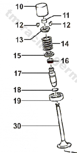 Federteller Ventilfeder 450/530,  # F26391,