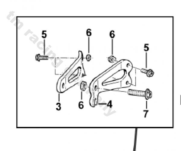 Motorhalterung Zylinderkopf rechts 4T 08 >, # F26441