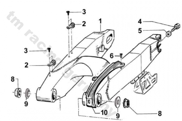 Schraube 8X45, # F49976`