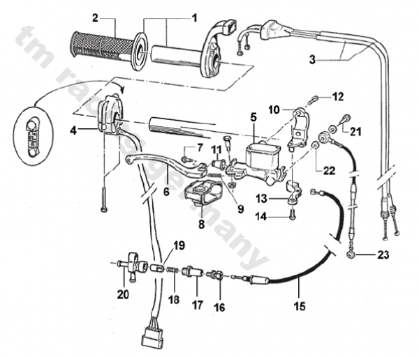 Bowdenzug Hotstart 4T, # F64316`