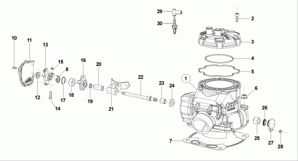 Zylinder 250 cc, mod 2014 bis, #01261