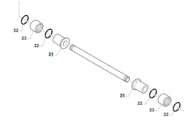 Lagersatz Schwinge mod 1997 - 2007