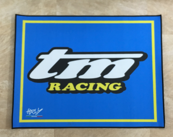 Teppich TM Racing 100 x 80cm , Rückseite gummiert, # 95132.1